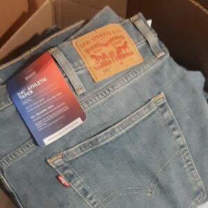 Big And Tall Levi's Light Blue Denim Jeans